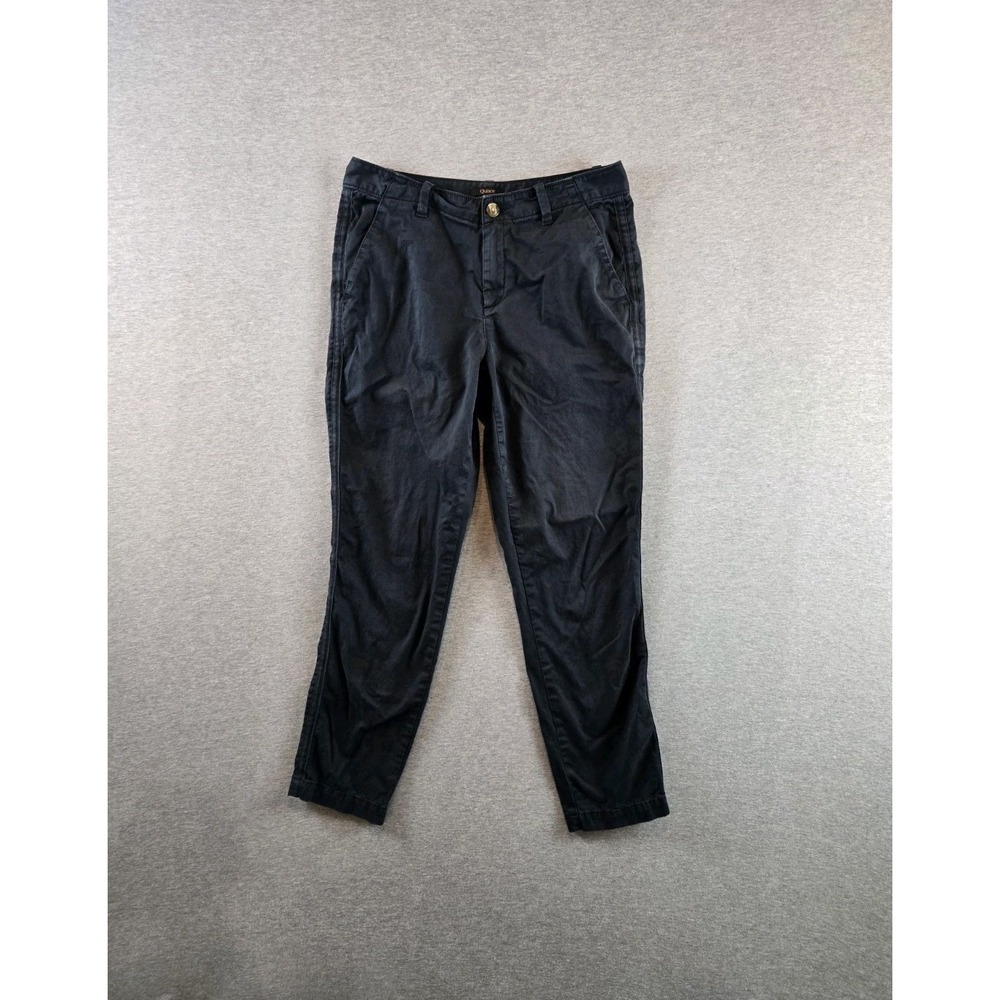 Quince Pants Womens 27 Navy Stretch Cotton Twill Girlfriend Chino Casual Preppy